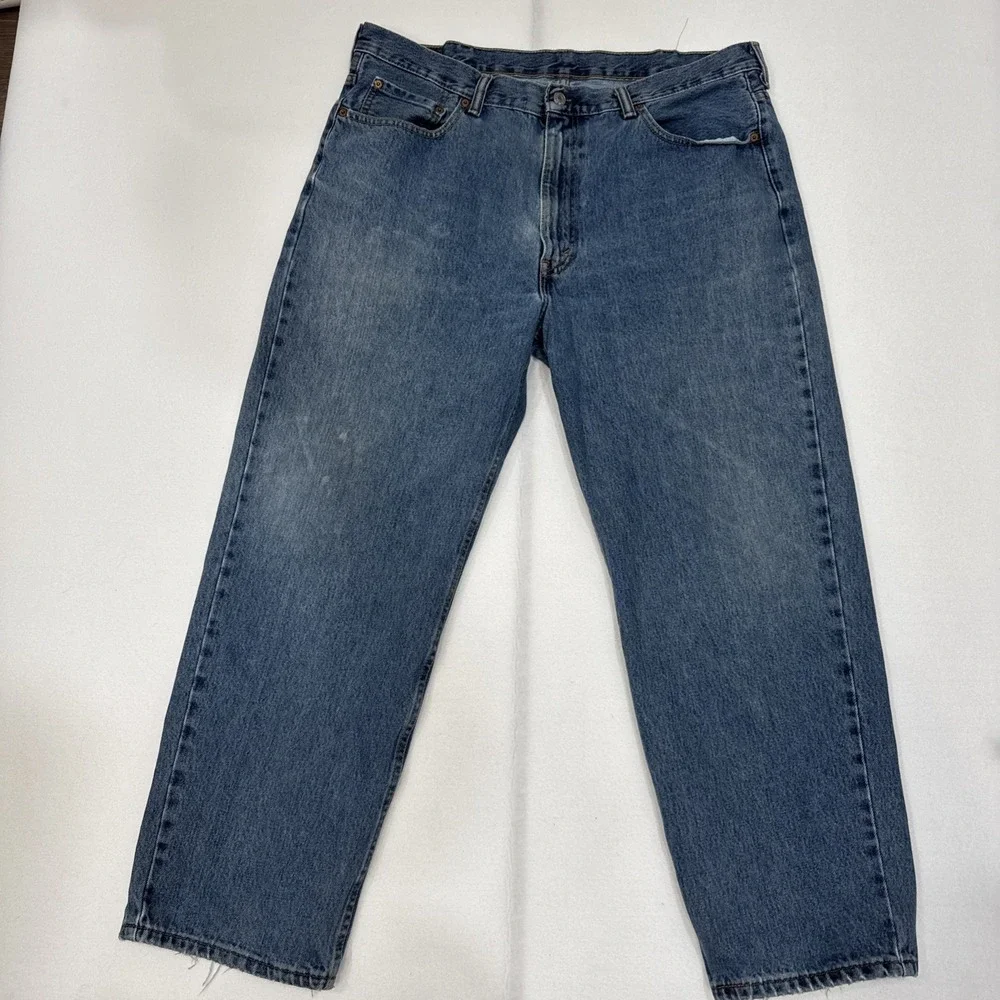 Levi's 550 Men's Relaxed Fit Jeans - Stonewash Blue 40/30‎